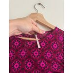 Free People  Briella Midi Dress in Fuschia Combo Size Medium Photo 7