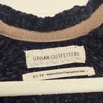 Urban Outfitters  Navy Open-Front Chenille Sweater Photo 2