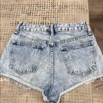 superdown  Blue Jean Shorts High-Waisted Distressed Photo 1