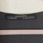 ALLSAINTS  Tella High Low black overlay grey tank dress women’s size 4 Photo 1