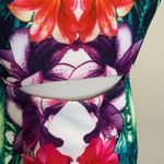 Forever 21 Tropical Body Con Dress Peekaboo Sz Small Photo 11