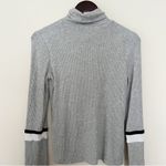 Generation Love  Andrea Turtleneck Top Long Sleeves Gray Color Block NEW Size XS Photo 7