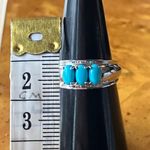 Sleeping Beauty Turquoise Sterling Silver Ring Size 6 Photo 8
