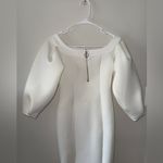 ASOS  white scuba long sleeve midi dress Photo 1