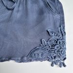 Knox Rose Rayon High Rise Shorts with Lace Detail Size S Photo 1