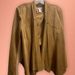 Cache Women’s Faux Suede Open Front Jacket Photo 0