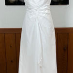 Beautiful Vintage 90s Destiny Chiffon Wedding Gown! White Size 16 Photo 1