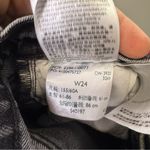 Levi's  Wedgie Jean Black Wash Button Fly High Rise Butt Lifting Straight Crop 24 Photo 4