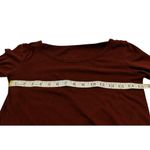 Xhilartion Medium burgundy Red Long sleeve Tee shirt 31k Photo 2