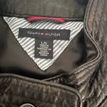 Tommy Hilfiger Women’s Black Leather Jacket/Coat Size Large Photo 1