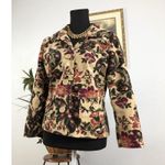 ATL Studio Brown Paisly 6 Jacket without Removable Faux Fur Trim Office Siren Photo 1