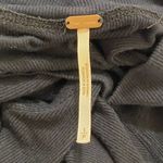 Free People  Cutout Mock Neck Long Sleeve Top Black Size L (Cropped Raw Hem) Photo 2