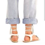 Free People  Brynn Marr wrap leather sandals white Photo 1
