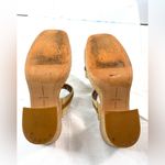 Dolce Vita 10 Platform Chunky Heeled Cork Rope Tan and Cream Summer Sandals Photo 7