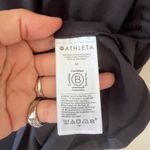 Athleta Sz M Air Out Cinch Tank Top Black Crew Neck Stretch UPF 25 Pullover Photo 5