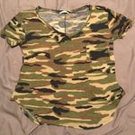 Atticute Classic Camo V-Neck T-Shirt by  Photo 0