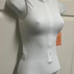 Kathy White Sleeveless Ribbed Jumpsuit Photo 5