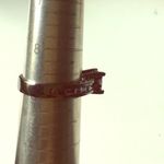 Black Purple Rhinestone Ring Cocktail Statement Photo 3