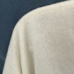 Jessica McClintock  Cream/Gold glitter sparkle SHAWL with golden closing clasps- Photo 4