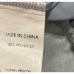 Simplee Mini Dress Light Blue Dot Long Sleeve Smocked S Small Photo 6