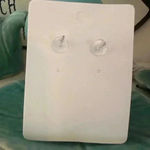 Three hearts earrings Pink Photo 2