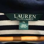 Ralph Lauren Lauren Active  Full-Zip – Women’s XL Blue & White Striped Photo 2