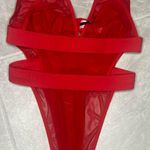 Aria Red sheer bodysuit  Photo 0