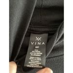 Vina Womens Active‎ Life Medium Black Lightweight High Neck Long Sleeve Modal Photo 2
