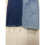 H&M Blue Denim Overall Dress Size 4 Mismatched Style Festival Minidress Photo 4