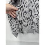Rails  Marlo Cheetah Zip Side Sweatshirt Women‎ Large Silver Casual Bohemian Photo 7