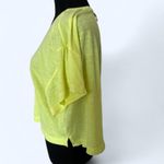 Victoria's Secret Neon Yellow  Pink off the shoulder t-shirt Photo 3