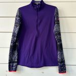 Nike Pro Dri-fit Purple Half Zip Large Photo 1