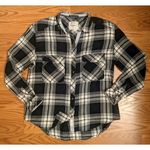 Bershka  Women's L Plaid Long Sleeve Button Up Shirt Grunge Indie Skater Trap Y2K Photo 1