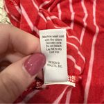 Athleta  Red and White Dusty Shark Bite Striped Maxi Dress Photo 6