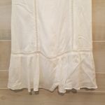 {M} NWT Francesca Casola Lace Off The Shoulder Corset Tie Back Ivory Dress White Size M Photo 9