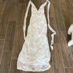 Selfie Leslie  White Floral Backless Dress Photo 2