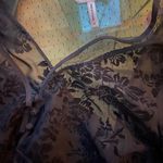 BCBGeneration BCBG Generation Floral Velvet Blouse Photo 4