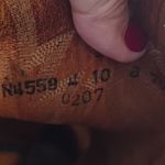 Lucchese  1883 Savannah Black Mad Dog Goat Leather Snip Toe Western Boots Size 10 Photo 12