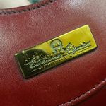 Etienne Aigner Vintage 70/80s oxblood burgundy leather handle briefcase purse Photo 2