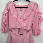 Majorelle  Pink Ruffle Jumpsuit Photo 6