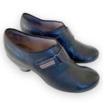 Privo Smooth Black Leather Low Ankle Boot Comfort Shoe Slip Photo 0