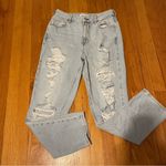PacSun  Ripped Distressed Mom Jeans Blue Size 28 Photo 3