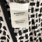 Bloomchic Geometric Contrast Dolman Sleeve Pocket Belted Jumpsuit Black 14-16 Photo 5