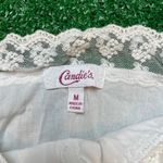 Candie's White Lace Top  babydoll top Photo 1