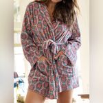Natural Life Cozy Blanket Kimono Robe Size Small Photo 1