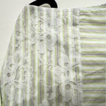 Ears Of Buddha Chrissy Sleeveless Silk Button Down Top Lace Detail Size XS White Photo 8