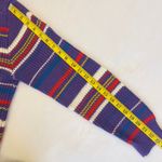 Pandora Vintage Made in USA Retro 80's Knit Sweater Purple Multicolor Striped Photo 9