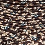 Apt. 9 Button Front Floral Gypsy Fairy Puckered Top with Ruffled Hem Bell Sleeve Sz S Photo 6