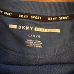 DKNY  SPORT WOMEN'S SIZE L blue SILVER LOGO LONG SLEEVE TOP Photo 2