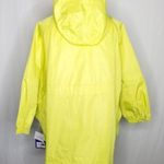 JoyLab Yellow Zip-Up Windbreaker Water Resistant Poncho Size Small Photo 3